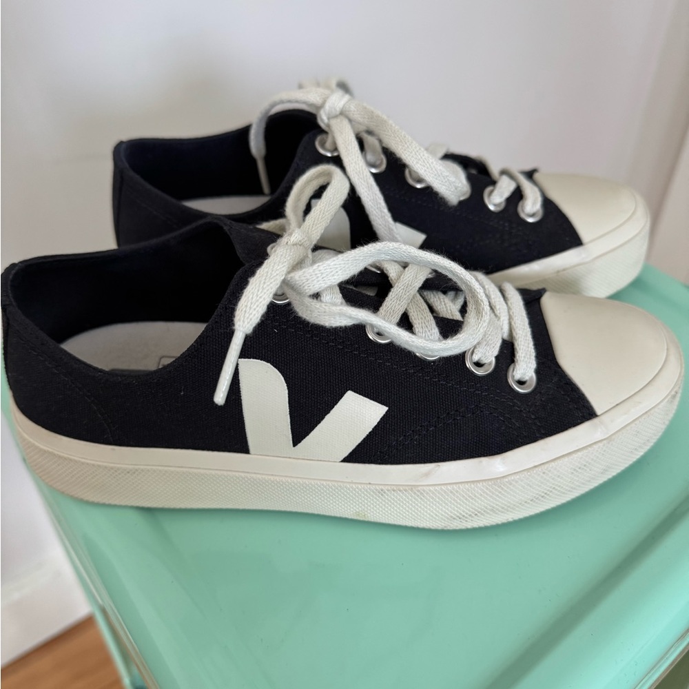 Veja Black and White Sneakers